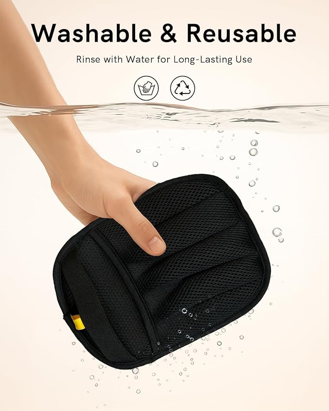 2025 Newly Upgraded Pet Hair Removal Gloves for Cats & Dogs, Electrostatic Grooming Gloves for Pet Hair, Five-Finger Reusable Pet Hair Remover Tool for Clothes, Bed, Couch, Carpet, 1 Pcs