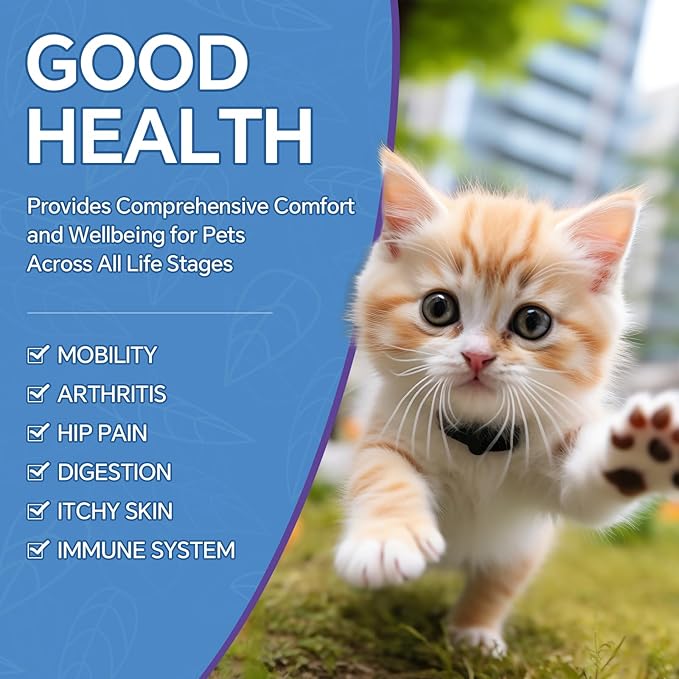 Hemp Seed Oil for Dogs and Cats - Omega-3, 6, 9 Rich Organic Extract - Eases Pet Anxiety, Pain, Skin & Coat Health - Stress Relief, Hip & Joint Support - Calming Treats (2 Pack)
