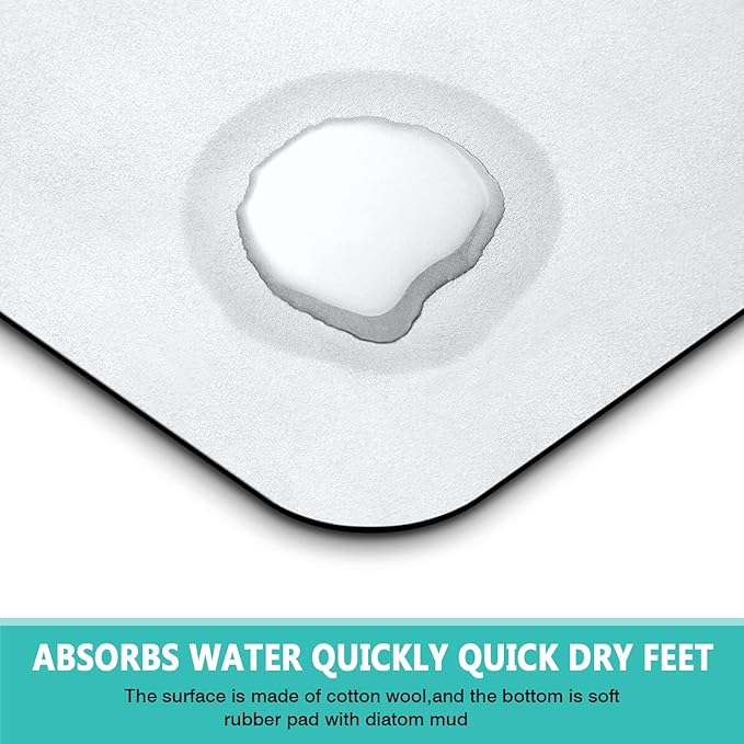 Pet Feeding Mat for Floors Waterproof Dog Mat for Food and Water Absorbent Quick Dry Non Slip mat for Cat Bowls