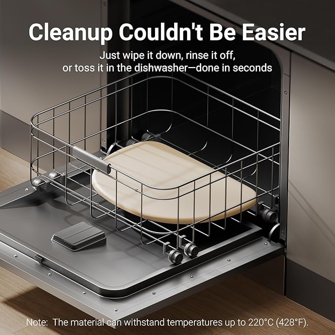 DownyPaws Dog Food Mats for Floors Waterproof, BPA Free Silcone Dog Bowl Mat, Non-Slip Pet Feeding Mat with High Raised Edge, Cat Placemat for Messy Drinkers, 24"×17", Almond