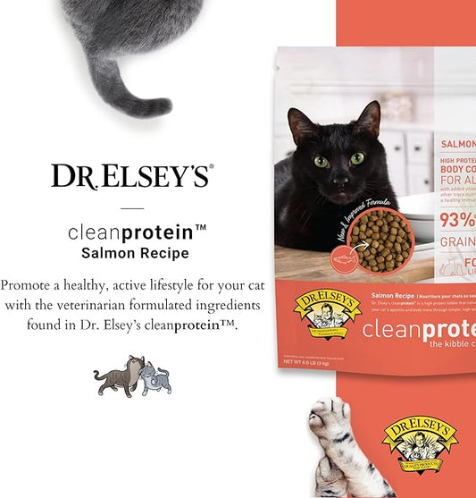 Dr. Elsey's Cleanprotein Salmon Formula Dry Cat Food, 6.6 Lb