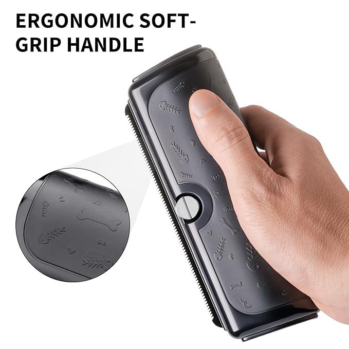 Deshedding Dog Brush and Grooming Tool – Pet Hair Remover Comb for Shedding, Easy Clean, Effective for Short and Long Hair, Professional Pet Grooming Brush for Dogs and Cats