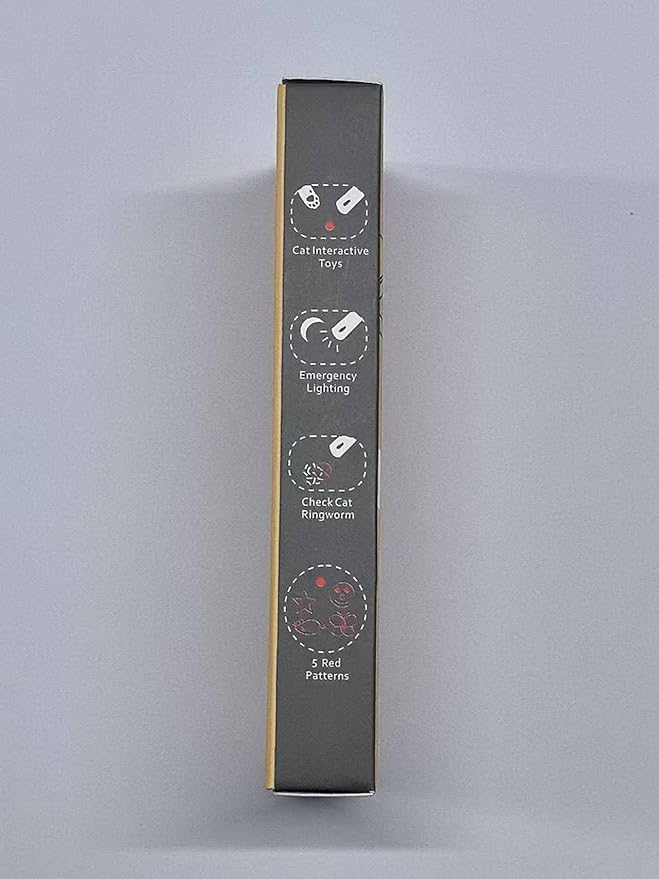 2 Pieces Cat Toy, USB Rechargeable, Long Range 5 Modes, Interactive Kitten Dog Cat Mouse Toy for Indoor (Sky Blue