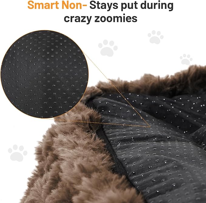 Cat Bed Washable Pet Chair - Large Fluffy Supportive Cat Sofa for Indoor-Medium Dog Bed with Removable Cover