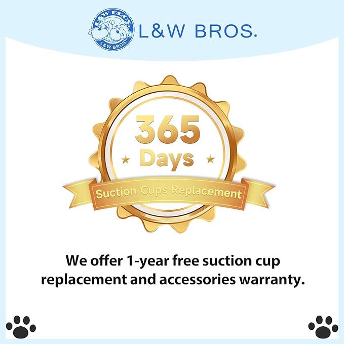 L&W BROS. Cat Window Perch Indoor Foldable Pat Hammock with 4 Updated Suction Cups Easy to Assemble Window Bed for Large (L 1Pc)