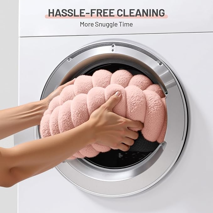 Donut Cat Bed Soft Plush Pet Bed Flower Fluffy Round Cat Couch Washable Anti-Slip Dog Bed Cute Puppy Bedsure for Small Dog Kitten