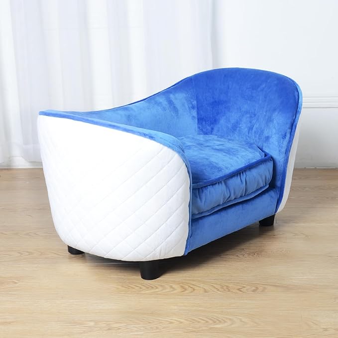 AFBKSS&BB Cat Sofa,Dog Chair,Pet Sofa Bed,Soft Velvet Couch with Removeable Washable Cushion for Puppy