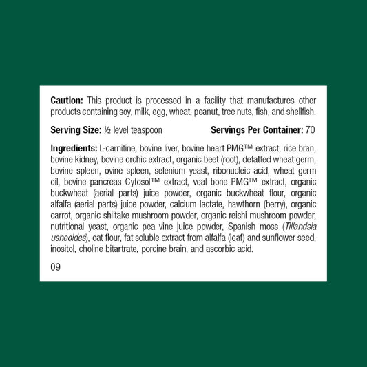 Standard Process Inc. Canine Cardiac Support - Dog Heart Health Supplement - Nutritional Formula to Support Cardiac Function - Pet Health Supplement with Selenium - 100 g