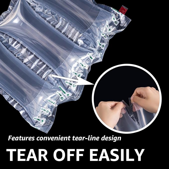 Air Pillows for Shipping with pump 400 Count Inflatable Packaging Air Bags, Alternative to Packing Peanuts, Packing Box filler Purse Stuffers for Shape 3.54" x 7.87"