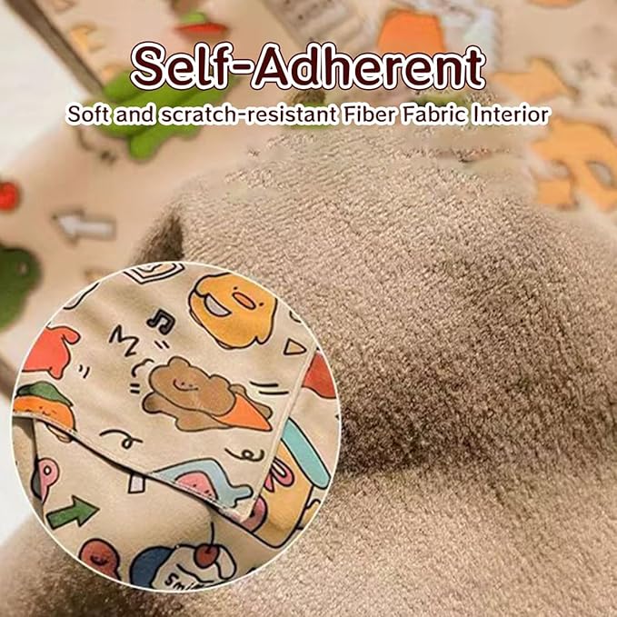 MANON ROSA Cat Grooming Wrap – Self-Adherent Anti-Scratch Swaddle Restraint Bag for Nail Cutting, Medication, Multifunctional Care - Calm Cozy Burrito Papoose Pet Magic Blanket (M (Within 9.9lbs))