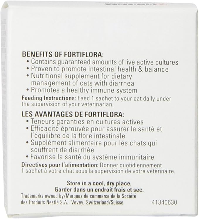 Purina 3-Pack Fortiflora Feline Nutritional Supplement for Pets