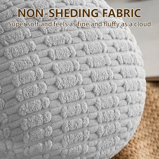 ShinHye Cat Bed - Washable Donut Bed for Cats and Small Dogs, Calming Round Pet Bed with Non-Slip Bottom, Indoor Comfort for Puppy & Kitten(ZJ-Grey-32x32)