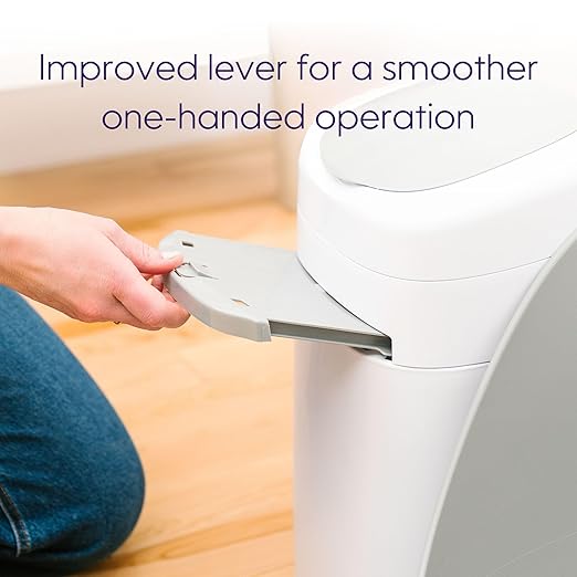 Litter Genie Style PailCat Litter Box Waste Disposal System for Odor Control Includes 1 Square Refill Bag