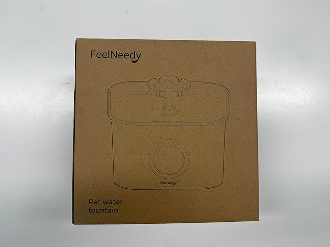 Stainless Steel Cat Water Fountain for Drinking, 99oz/2.8L Auto Pet Drinking Fountain for Cats Indoor with 20dB Ultra-Quiet Pump, 24/7 Circulation Filtration & LED Water Level Window& Dishwasher Safe