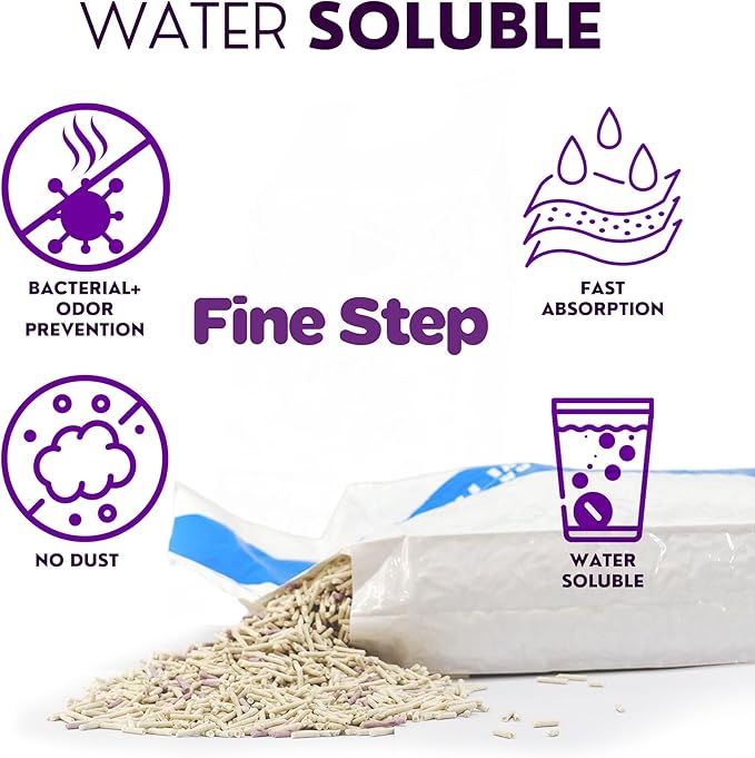 FreshWhisker Tofu Cat Litter, Ultimate Odor Control, Quick and Strong Clumping, Low Dust, Less Tracking, Less Cleanup, Longer Lasting Plant Based 5-in-1 Kitty Litter (Probiotic 11 LB Box)