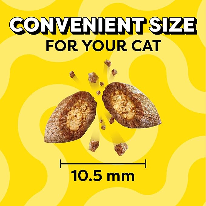 Temptations Classic Crunchy and Soft Cat Treats, Savory Salmon Flavor, 30 oz. Tub