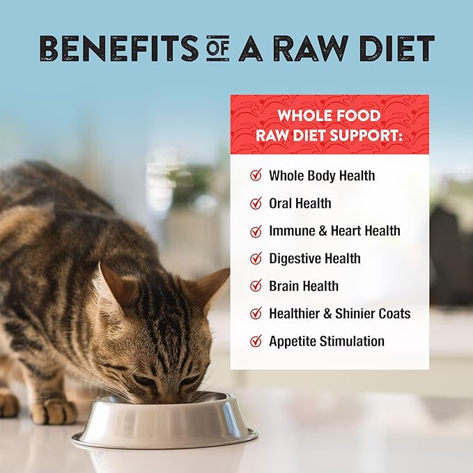 Northwest Naturals Freeze-Dried Rabbit Cat & Kitten Food – Bite-Sized Nibbles – Healthy, Limited, Human-Grade Ingredients, All-Natural, High-Protein Raw Diet – Complete & Balanced, Grain-Free – 11 oz