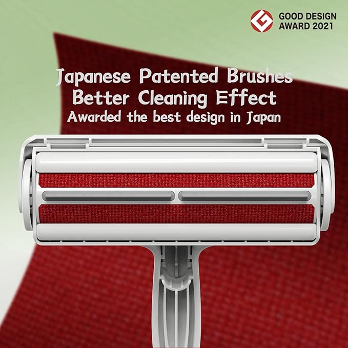 Ordora Pet Hair Removal Tool：Reusable Lint Roller for Pet Hair - Portable Pet Hair Remover - Dog and Cat Hair Remover for Couch, Furniture, Carpet, Clothes and Car Seat