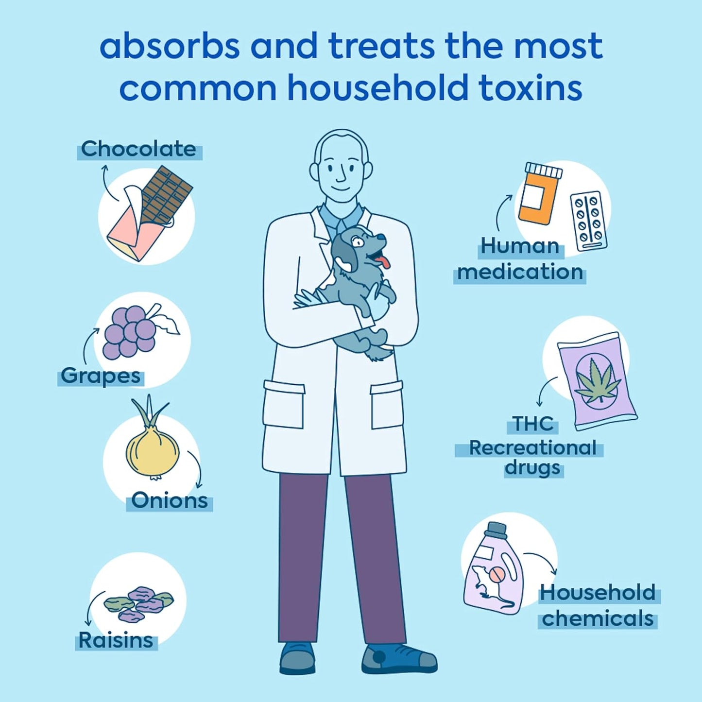 ReadyRESCUE - Dog First Aid Kit Essential - Activated Charcoal Detox for Dogs, Cats, Pets - Animal First Aid Kit - Dog Medical Emergency Kit - Dog Travel Essentials - 30g (1 Vial of 30g)