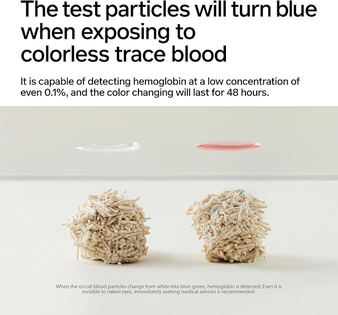 pidan Tofu Cat Litter with Occult Blood Test,Clumping,Flushable,Ultra Absorbent and Fast Drying, 100% Natural Ingredients Litter,Solubility in Water,Really Dust-Free,Less Scattering (5.3lb×2bags)