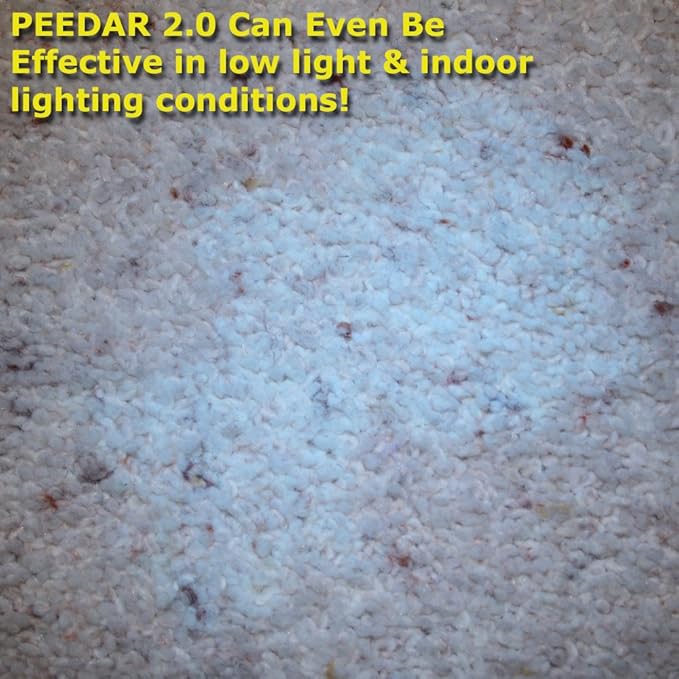 2.0 UV Pet Urine Detector Black Light LED Flashlight + Cat & Dog Behavior Guide. Ultra Bright Optimal 380-385NM Wavelength Finds Invisible Stains Instantly! Stop Pet Pee Issues Forever