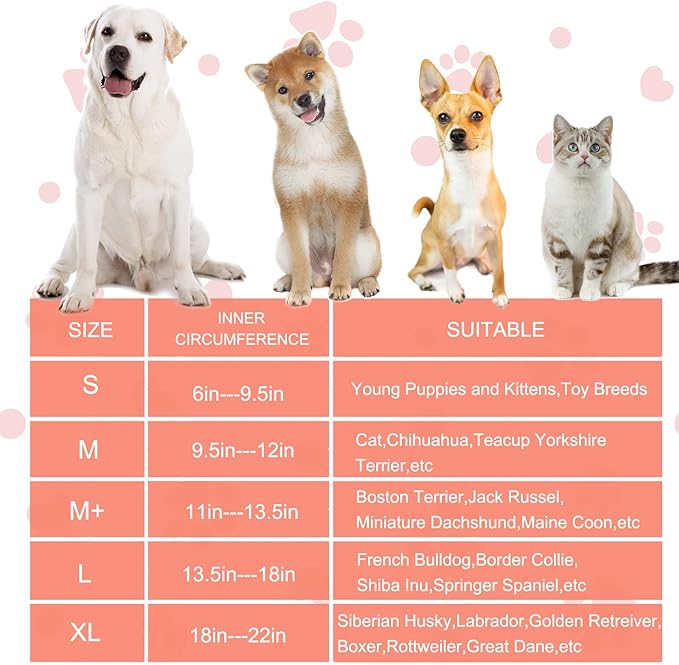 Inflatable Dog Cone Collar with Enhanced Anti-Licking, Soft Neck Donut for Dogs Cats, Recovery Pet Cone Collar After Surgery for Large Medium Small Dogs (Donut Pink2, X-Large)