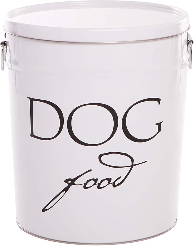 Harry Barker Pet Food Storage Collection, Classic White Food Storage - Small