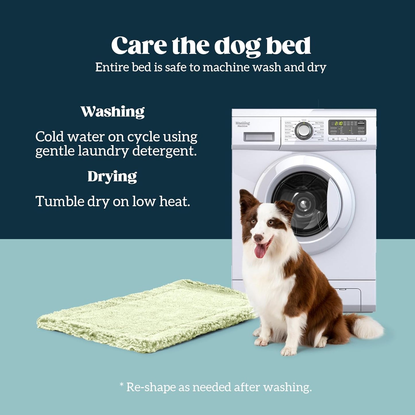 Stoutwool Indestructible Dog Bed - Fluffy Chew Proof Dog Crate Pad - Tough Kennel Pad for Aggressive Chewers - Washable, Ideal for Toy Breeds & Fits 18-Inch Crate - 17"x11", Gleam