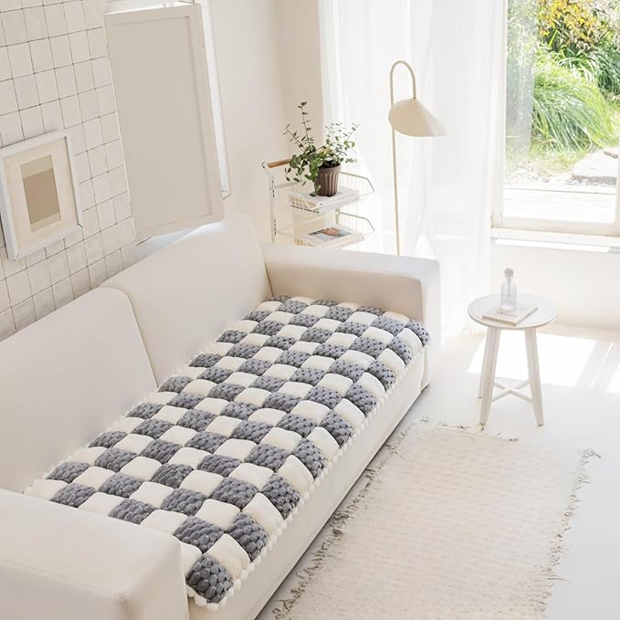 Anti-Slip Dog Bed Sofa Cover,Funny Cat Mat Sofa Cover，Washable Pet Bed Couch Cover,Pet Friendly Sofa Cover for Large Dogs (Charcoal Gray, 70x180 cm/28 * 71in)