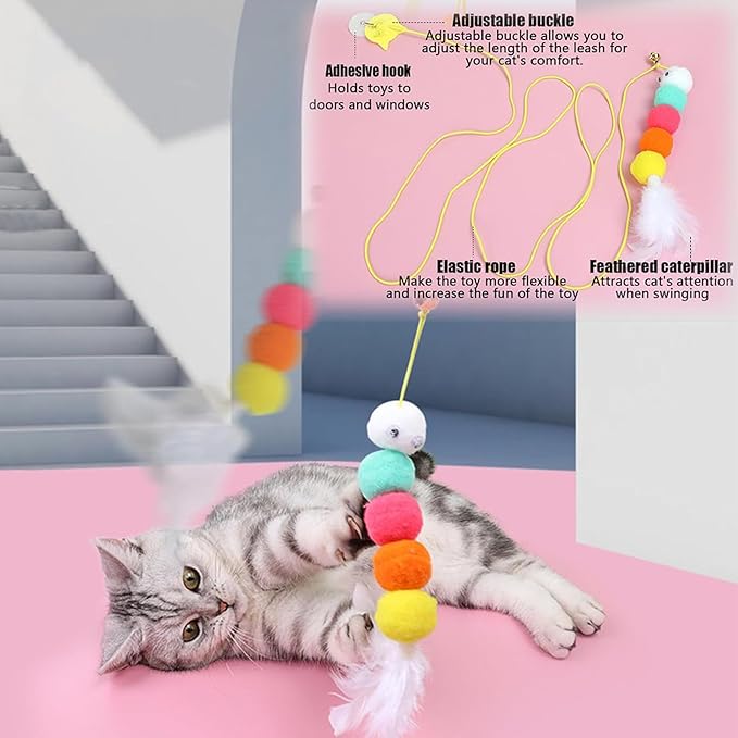 Cat Sleeping Bag for Indoor Cats - Cozy Winter Bed Cave, Warm and Soft Fluffy Washable Blanket (A)