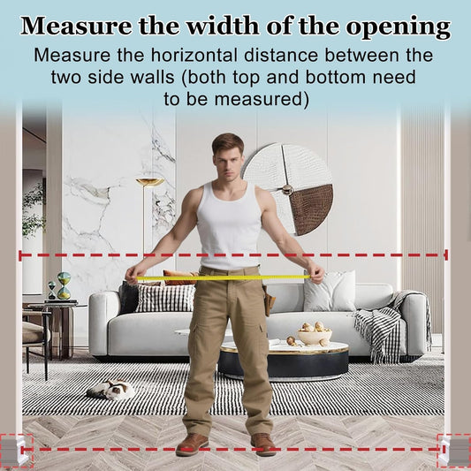 WAOWAO Triple Lock 49.21-66.54" Baby Gate Extra Wide Pressure Mounted Walk Through Swing Auto Close Safety White Metal Dog Pet Puppy for Stairs,Doorways,Kitchen