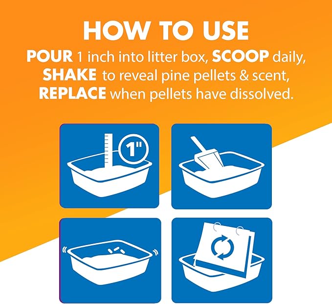 Feline Pine Platinum Non-Clumping Cat Litter 18lb. (Pack of 2)