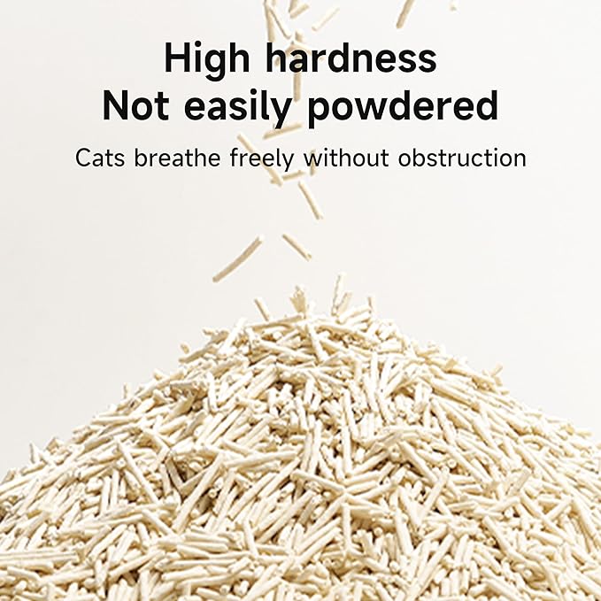 KERES Clumping Cat Litter - Odor Control, Dust-Free, Ultra Absorbent and Flushable, Free & Clean Unscented Tofu Cat Litter, Low Tracking, Safe & Natural (5.07lb*2bag)