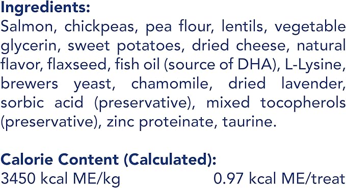 Get Naked Cat Calming Treats Salmon & Cheese Flavor, Crunchy, Calming Health, 6-oz Bag