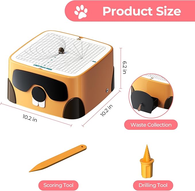 Cardboard Cutter for Cat - 3D Printed Card Board Cutter DIY Cat Scratchers Cardboard Strip Tool Machine for Making Cat Scratching Board Cat Bed
