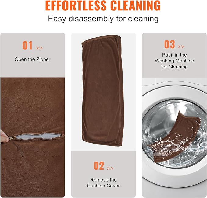 VEVOR Leather Dog Bed for Medium Size Dog, Douch Couch Pet Sofa for Puppy and Cats, Washable Pet Couch and Chair, 50lbs Load Capacity, Black