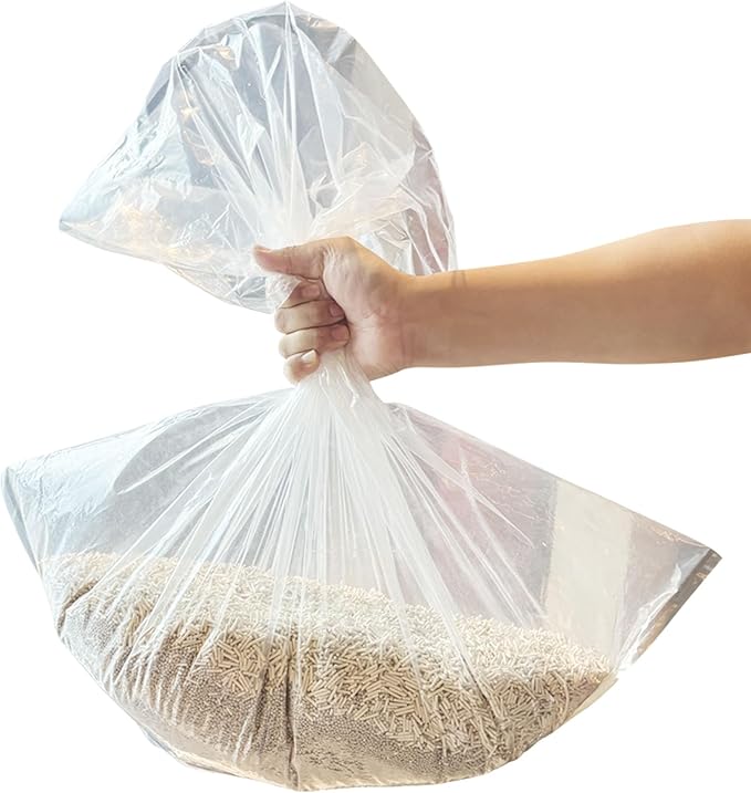 40 Pack Litter Box Liners Fit for Petmate Top Entry Cat Litter Box - Durable Thickened and Scratch-Resistant, Liners for Most Top Entry Litter Pan Models