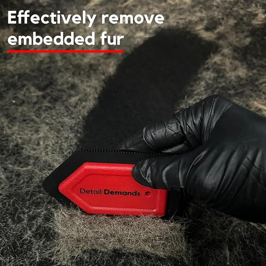 Mini Pet Hair Remover | Dog Hair Remover for Car Carpet & Car Cleaning Supplies, Cat Hair Remover for Furniture, Reusable Carpet Brush and Lint Remover, Pet Hair Removal Tool