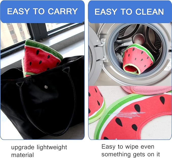 Soft Dog Cone, Lightweight Elizabethan Collar for Dogs, Adjustable Soft Cones for Dogs/Cats to Stop Licking After Surgery, Cute Watermelon Cone of Shame Alternatives for Pets (Large)