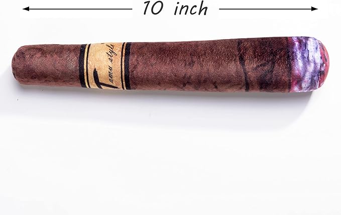 Tamu style Funny Catnip Toy for Cats, 10 Inch Plush Kicker Toy, Soft Cat Toy for Indoor Play