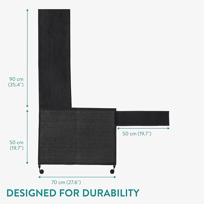 Navaris Cat Scratch Mat Sofa Protector - Natural Sisal Furniture Protector Scratching Pad for Cats - Scratch Carpet for Couch, Sofa, Chair - Right