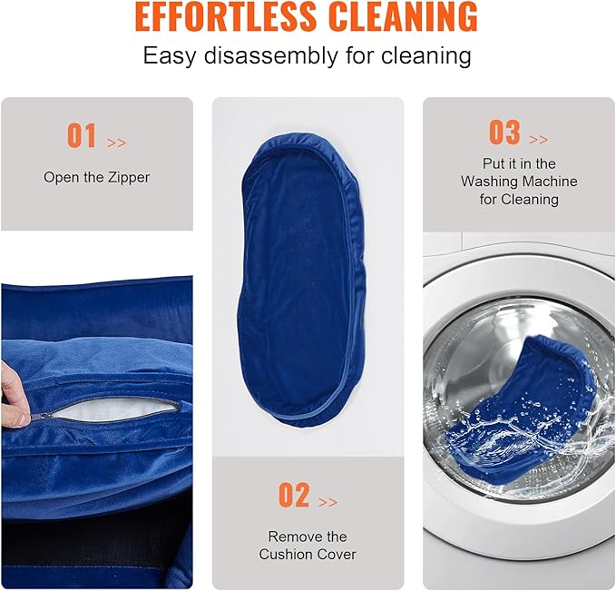 VEVOR Dog Bed, Dog Couch for Small Dogs and Cats, Soft Velvety Pet Sofa and Chair, 35 lbs Load Capacity, Blue