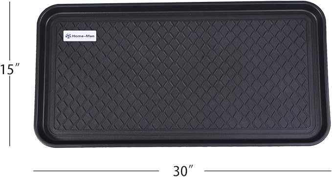 Multi-Purpose Boot Tray Mat,Shoe Tray Mat,Dog Feeding Tray,Waterproof Trays for Indoor and Outdoor Floor Protection,30" x 15"/2 Pack