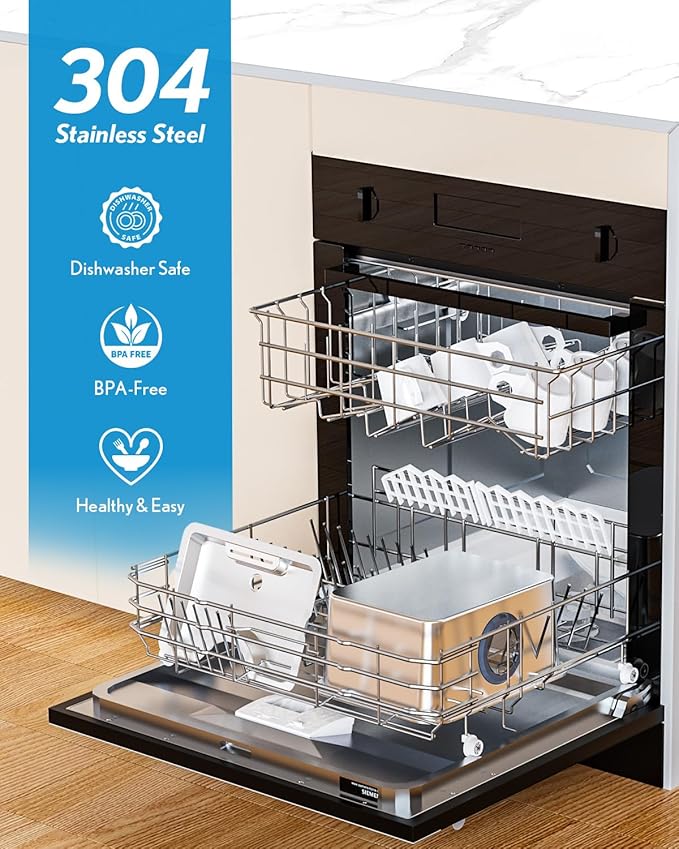 Large Dog Water Fountain Stainless Steel, 12L Pet Drinking Dispenser with Visual Window, Extra Big Cat Fountains Bowl with Filters, Widely Drinking Area,Ultra-Quiet Pump