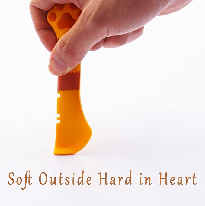 Meow&Woof Cat Wet Food Spoon, Mini Spatula for Pet Canned Food, BPA Free Can Spoons for Animal Feeding, Small Jars Spatulas, Easy Clean Scraper for Dog Food Cans （2 Spoons）