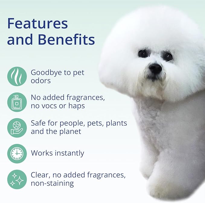 Pet Urine Odor Eliminator Spray 16oz + Concentrate 4oz – Natural, Safe & Effective Odor Neutralizer for Pets & Home