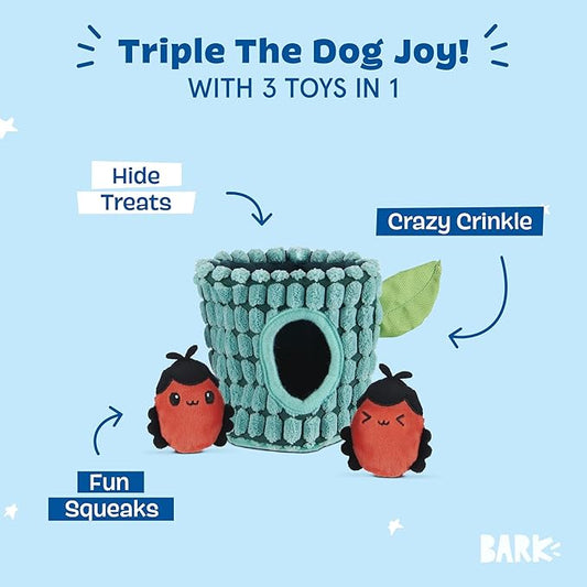 Barkbox Bao & BAB Plush Toy, Multi-Part Fun for and Perfect for Interactive Playtime, X-Small Breeds