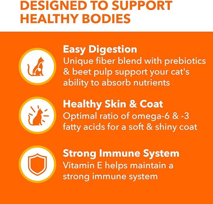 IAMS Proactive Health Adult Sensitive Digestion & Skin Dry Cat Food with Turkey, 13 lb. Bag