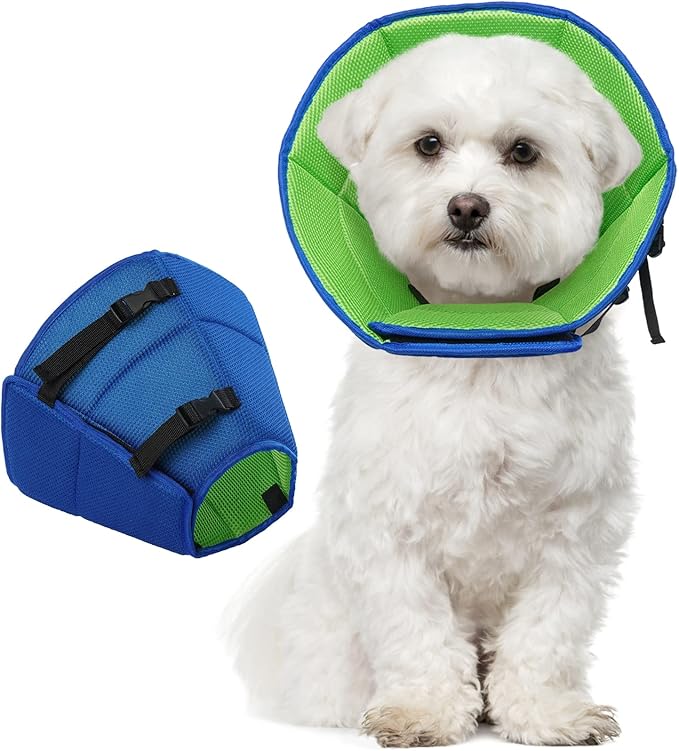 Dog Cone Collar Soft Cone for Medium Dogs After Surgery Adjustable Elizabethan Collar for Dogs to Stop Licking Wounds, Biting Stitches Professional Pet Recovery Cones E-Collar for Dog