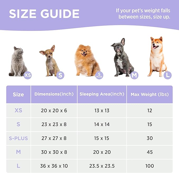 LE SURE Donut Small Dog Bed - Round Cat Beds for Indoor Cats Anti-Anxiety Calming Pet Beds, Washable Cute Modern Beds with Teddy Sherpa Plush & Anti Slip Bottom, 23 Inch, Ice Melt